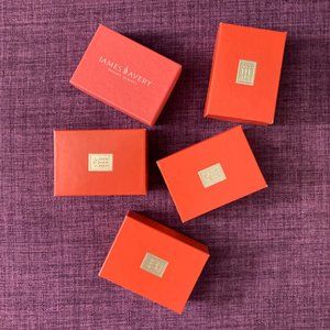 Set of Five James Averys Gift Boxes W/Dust Bags